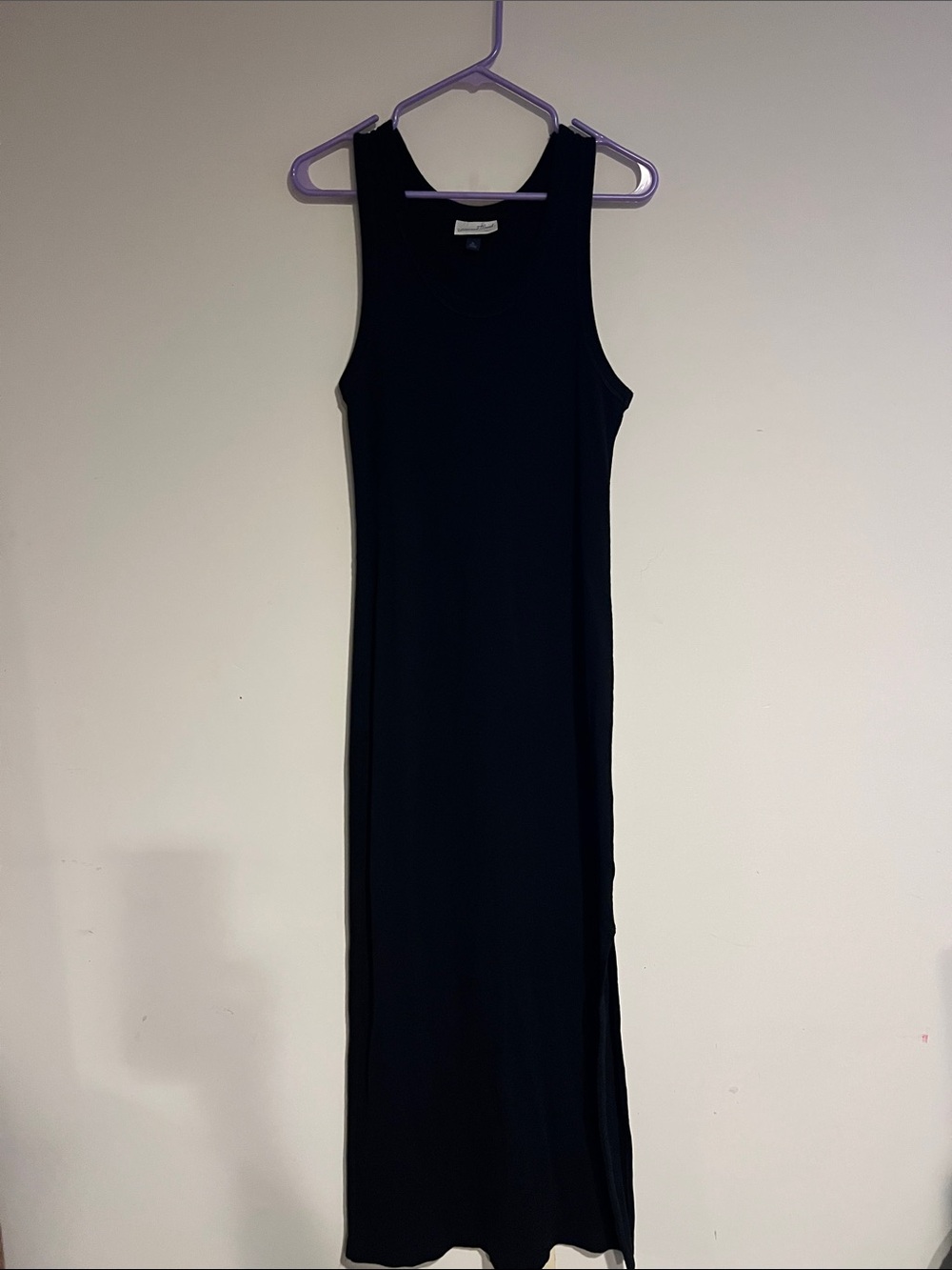 ♻️ Target Universal Thread black dress with slit